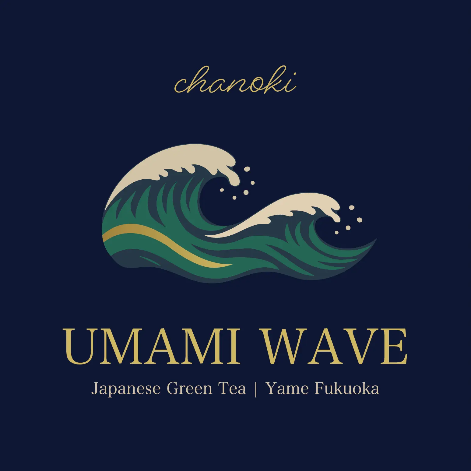 UMAMI WAVE 福岡八女産煎茶ティーバッグ 表
